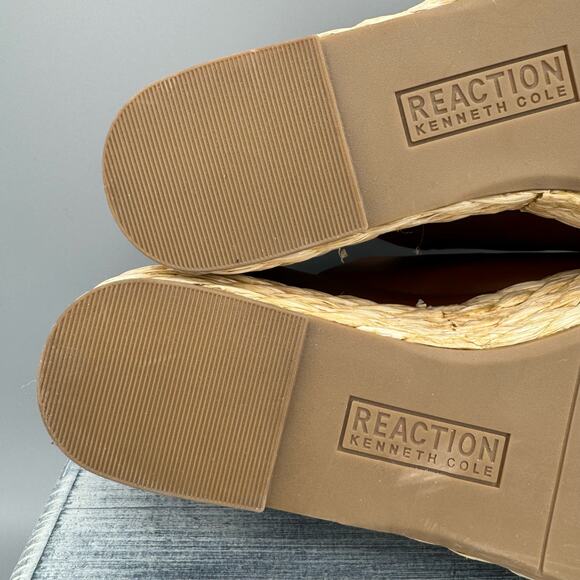 NEW Kenneth Cole Reaction Women’s Maria Mule Wedge Sandals Cognac Size 9.5 - Picture 11 of 12